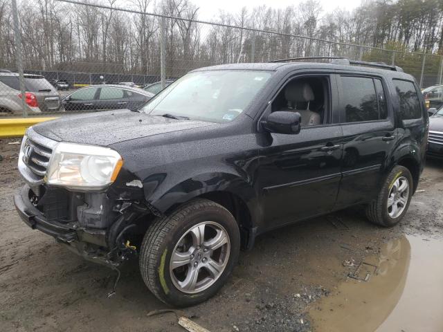 HONDA PILOT EXL 2013 with VIN 5FNYF4H51DB025280 - Photo from auction