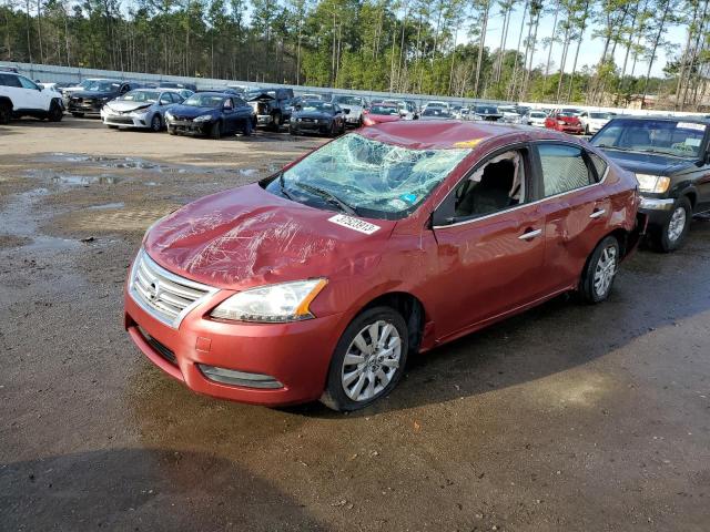 NISSAN SENTRA S 2015 with VIN 3N1AB7AP9FL668168 - Photo from auction