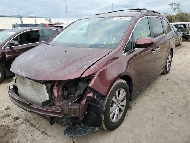 Photo 1 from auction – 2017 HONDA ODYSSEY SE with VIN 5FNRL5H33HB008312