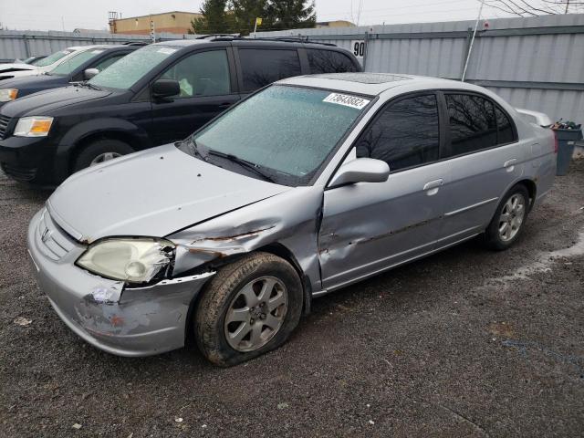 HONDA CIVIC LX 2003 with VIN 2HGES16893H924280 - Photo from auction