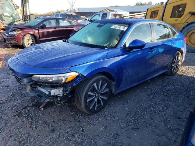 Photo 1 from auction – 2022 HONDA CIVIC EX with VIN 2HGFE1F77NH304548