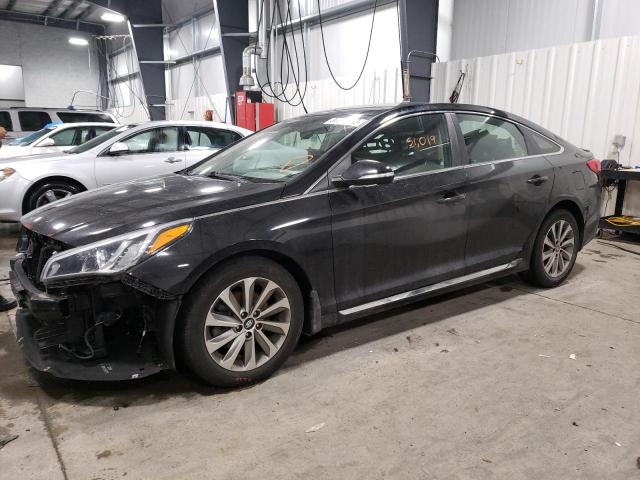 HYUNDAI SONATA SPO 2016 with VIN 5NPE34AF9GH392836 - Photo from auction