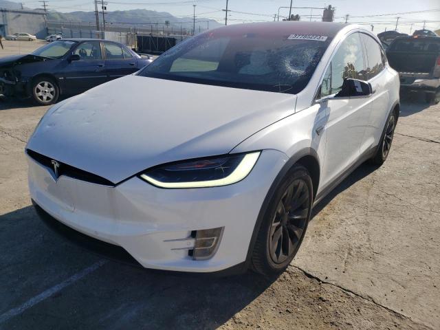 TESLA MODEL X 2016 with VIN 5YJXCAE46GF005416 - Photo from auction