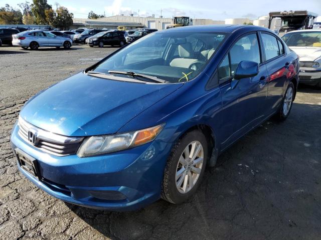 HONDA CIVIC EX 2012 with VIN 19XFB2F82CE025653 - Photo from auction