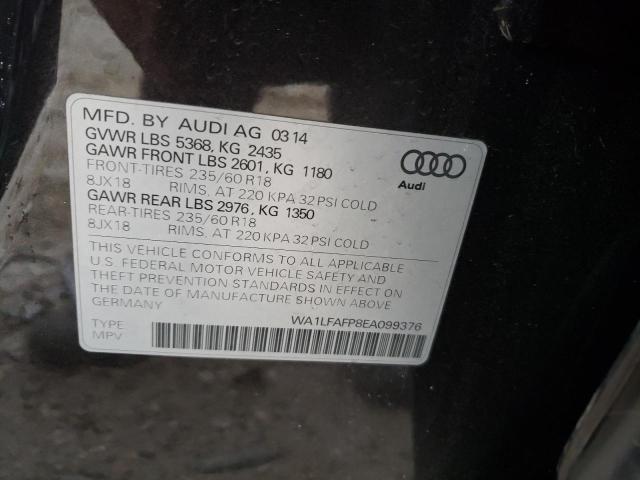 Photo 14 from auction – 2014 AUDI Q5 PREMIUM with VIN WA1LFAFP8EA099376