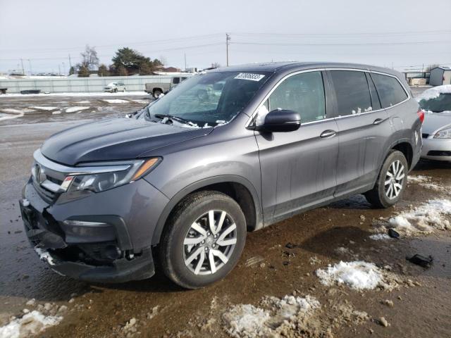 HONDA PILOT EXL 2021 with VIN 5FNYF6H59MB070902 - Photo from auction