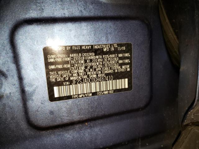 Photo 14 from auction – 2016 SUBARU FORESTER 2 with VIN JF2SJADC0GH487410