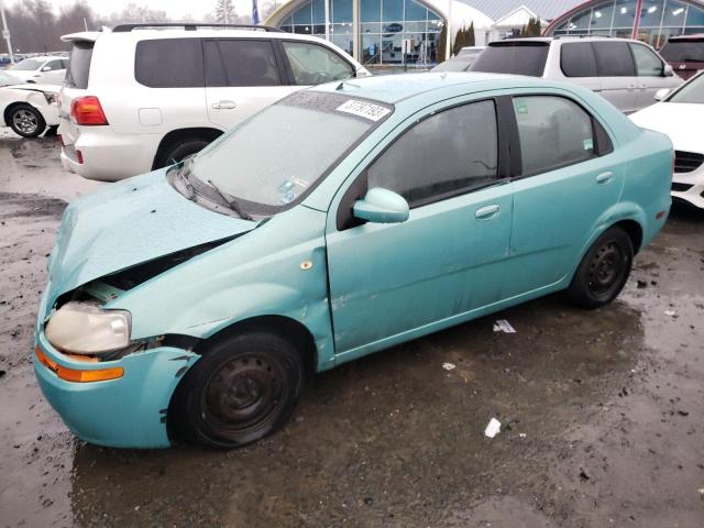 CHEVROLET AVEO BASE 2005 with VIN KL1TD52675B357193 - Photo from auction