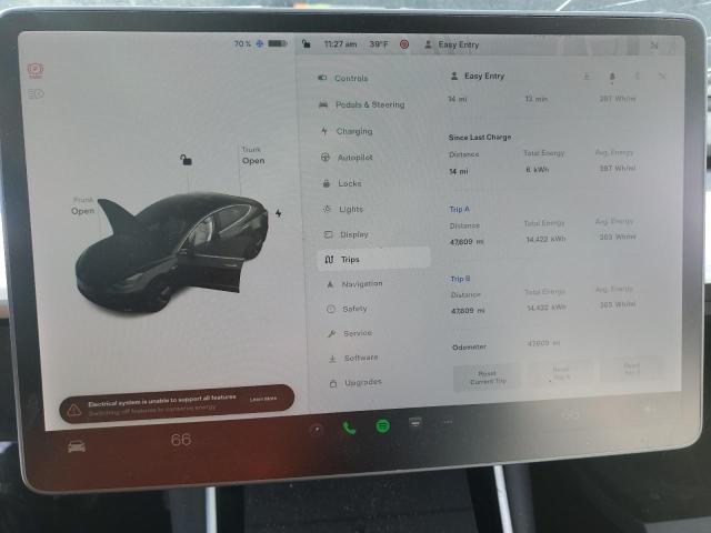 Photo 9 from auction – 2020 TESLA MODEL 3 with VIN 5YJ3E1EB3LF621799