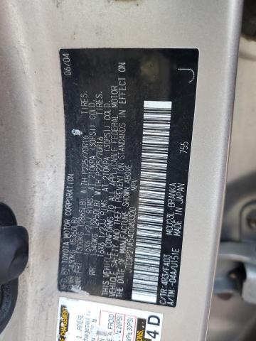 Photo 14 from auction – 2004 TOYOTA HIGHLANDER with VIN JTEDP21A540040320
