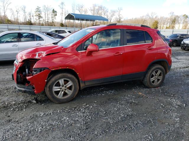 CHEVROLET TRAX 1LT 2016 with VIN KL7CJPSB8GB544159 - Photo from auction