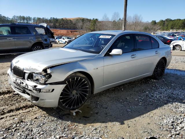 BMW 750 2007 with VIN WBAHN83577DT74616 - Photo from auction