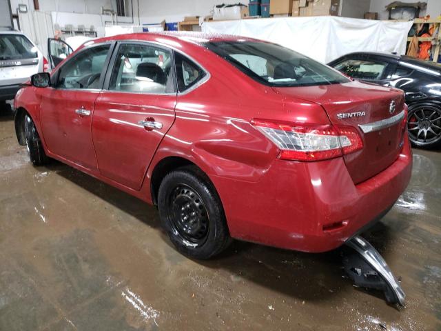 Photo 2 from auction – 2014 NISSAN SENTRA S with VIN 3N1AB7AP7EY249723