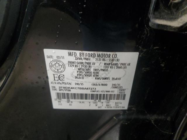 Photo 14 from auction – 2011 FORD EDGE LIMIT with VIN 2FMDK4KC7BBA87273
