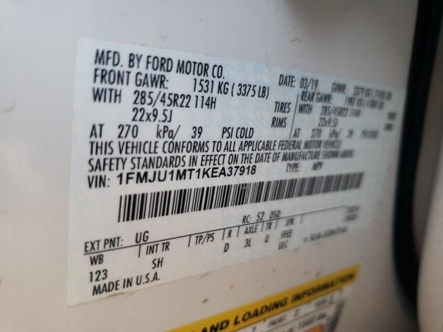 Photo 14 from auction – 2019 FORD EXPEDITION with VIN 1FMJU1MT1KEA37918