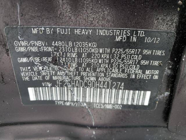 صورة رقم 14 من المزاد - 2013 SUBARU FORESTER 2 مع VIN JF2SHADC9DH441274