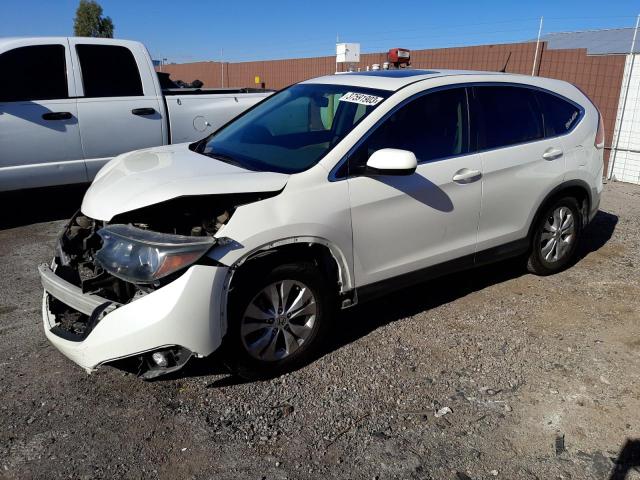 HONDA CR-V EX 2014 with VIN 5J6RM3H57EL010585 - Photo from auction