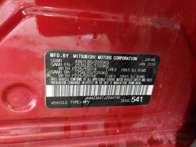 Photo 14 from auction – 2018 MITSUBISHI OUTLANDER with VIN JA4AZ3A37JZ044198