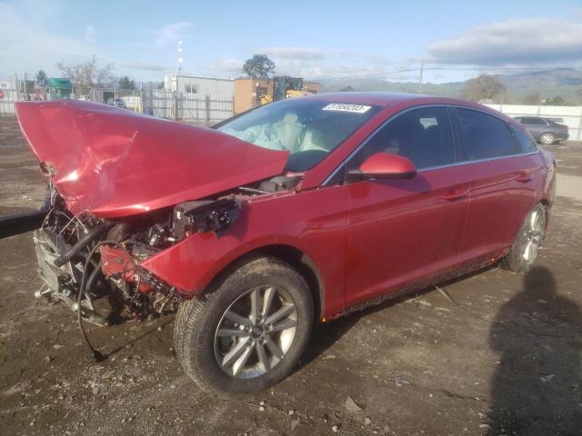 HYUNDAI SONATA SE 2017 with VIN 5NPE24AF0HH556429 - Photo from auction