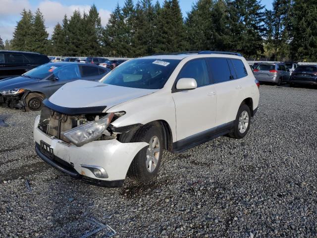 TOYOTA HIGHLANDER 2012 with VIN 5TDBK3EH5CS134572 - Photo from auction