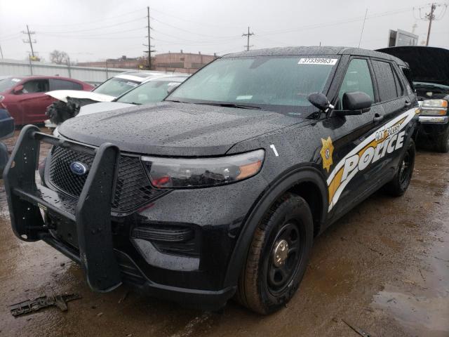 FORD EXPLORER P 2021 with VIN 1FM5K8AB4MGB83197 - Photo from auction