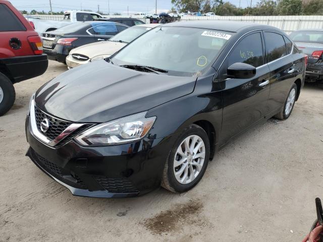 NISSAN SENTRA S 2018 with VIN 3N1AB7AP1JY343056 - Photo from auction