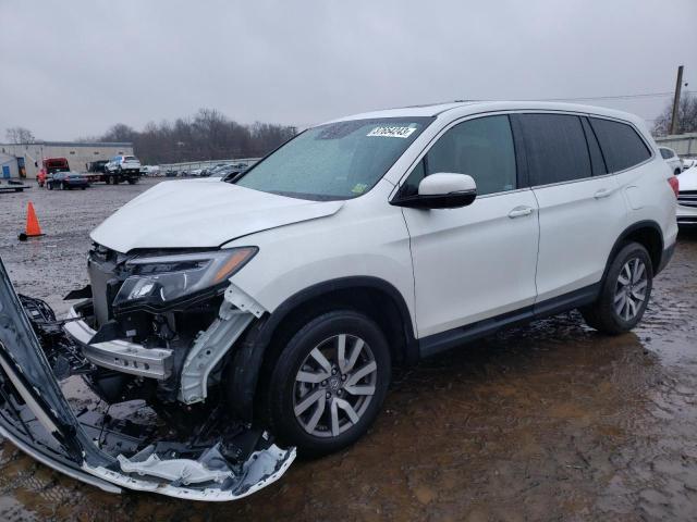 HONDA PILOT EXL 2022 with VIN 5FNYF6H57NB017293 - Photo from auction
