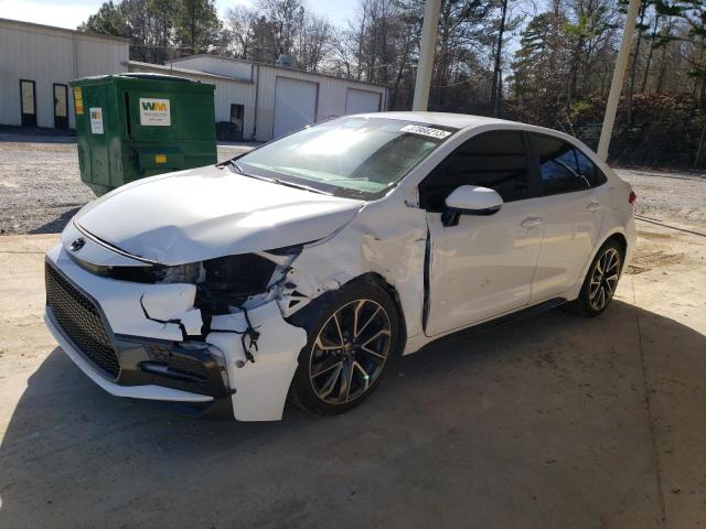 TOYOTA COROLLA SE 2020 with VIN 5YFS4RCE9LP010240 - Photo from auction