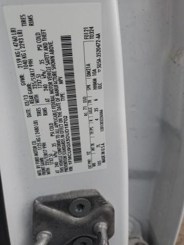 Photo 14 from auction – 2013 FORD ESCAPE SE with VIN 1FMCU9GX5DUD18702