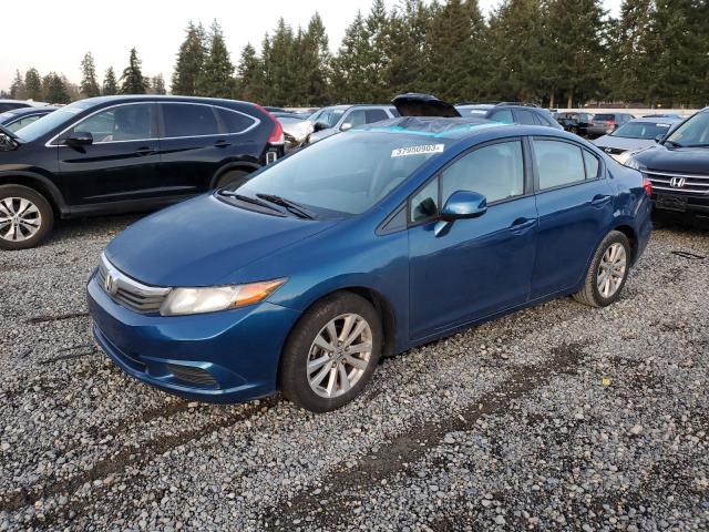 Photo 1 from auction – 2012 HONDA CIVIC EXL with VIN 2HGFB2F91CH532381