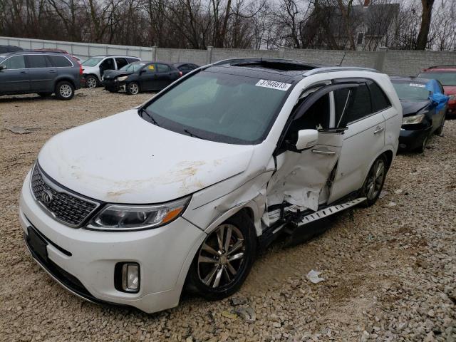 KIA SORENTO SX 2014 with VIN 5XYKWDA72EG461857 - Photo from auction