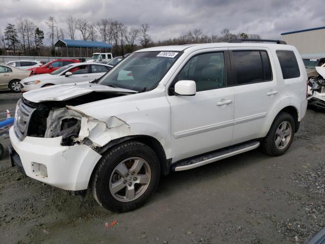HONDA PILOT EXL 2011 with VIN 5FNYF4H53BB001379 - Photo from auction