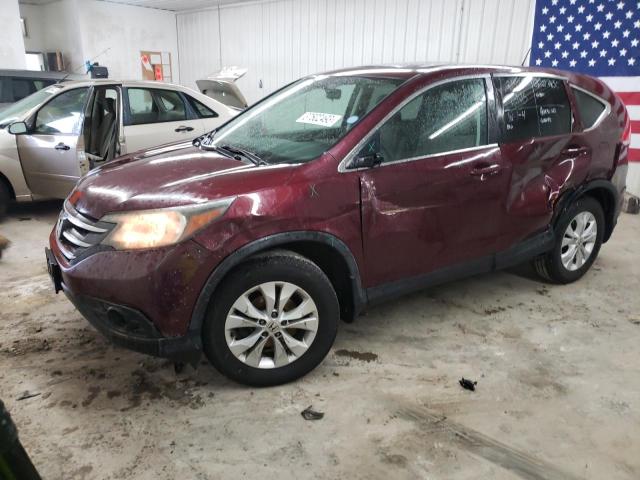 HONDA CR-V EX 2014 with VIN 5J6RM4H56EL050002 - Photo from auction