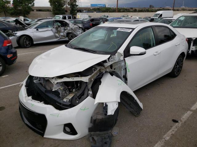 TOYOTA COROLLA L 2014 with VIN 5YFBURHE2EP072137 - Photo from auction