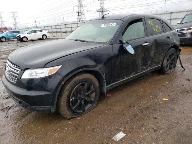 INFINITI FX35 2004 with VIN JNRAS08W54X210033 - Photo from auction