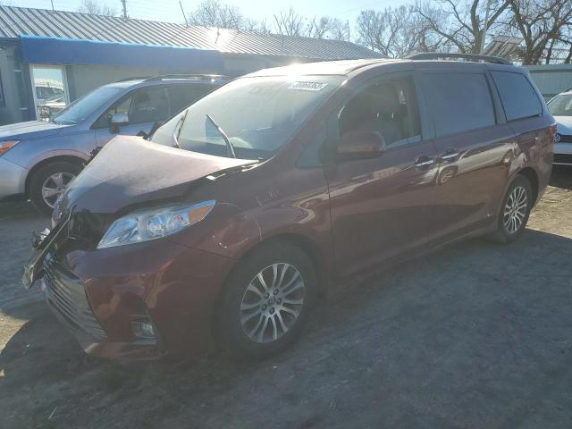 TOYOTA SIENNA XLE 2018 with VIN 5TDYZ3DC7JS949705 - Photo from auction