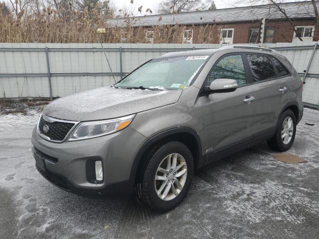 KIA SORENTO LX 2014 with VIN 5XYKTCA66EG455280 - Photo from auction