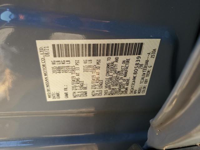 Photo 14 from auction – 2021 NISSAN ROGUE SL with VIN 5N1AT3CA4MC805839