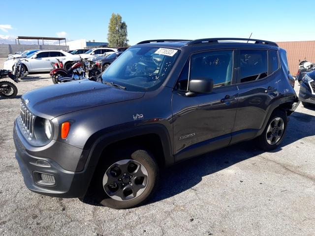 JEEP RENEGADE S 2017 with VIN ZACCJBAB7HPG06861 - Photo from auction
