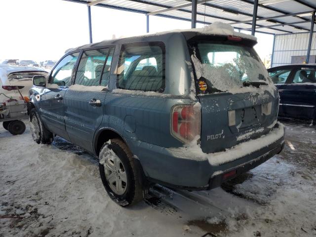 Photo 2 from auction – 2007 HONDA PILOT LX with VIN 2HKYF181X7H525553