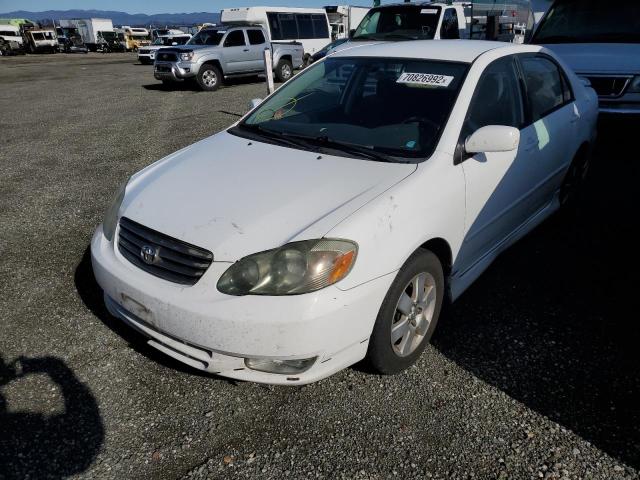 TOYOTA COROLLA 2003 with VIN 1NXBR32E03Z071040 - Photo from auction