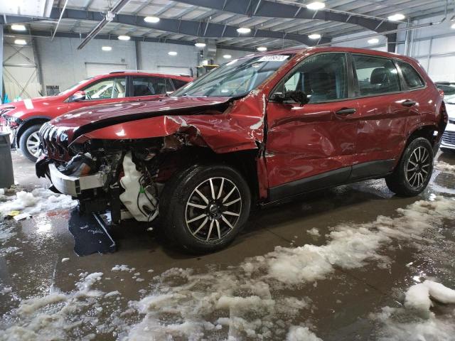 JEEP CHEROKEE S 2016 with VIN 1C4PJLAB8GW274955 - Photo from auction