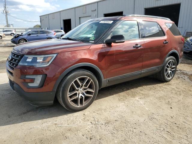 FORD EXPLORER S 2016 with VIN 1FM5K8GT7GGB71016 - Photo from auction