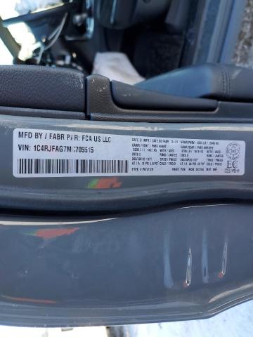 Photo 14 from auction – 2021 JEEP GRAND CHER with VIN 1C4RJFAG7MC705515