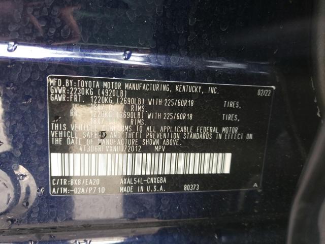 Photo 14 from auction – 2022 TOYOTA RAV4 LIMIT with VIN 4T3D6RFVXNU072012