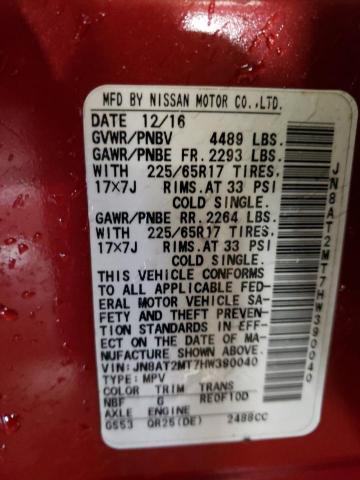 Photo 14 from auction – 2017 NISSAN ROGUE S with VIN JN8AT2MT7HW390040