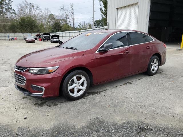 CHEVROLET MALIBU LS 2016 with VIN 1G1ZB5ST5GF295988 - Photo from auction