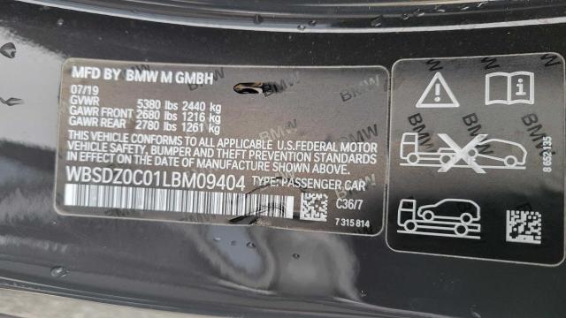 Photo 10 from auction – 2020 BMW M8 with VIN WBSDZ0C01LBM09404