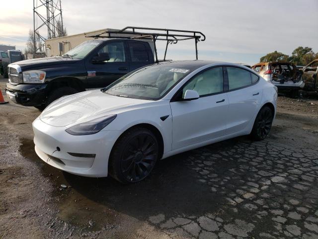 TESLA MODEL 3 2023 with VIN 5YJ3E1EC8PF383561 - Photo from auction