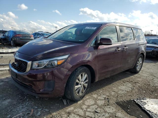 KIA SEDONA LX 2016 with VIN KNDMB5C10G6189124 - Photo from auction